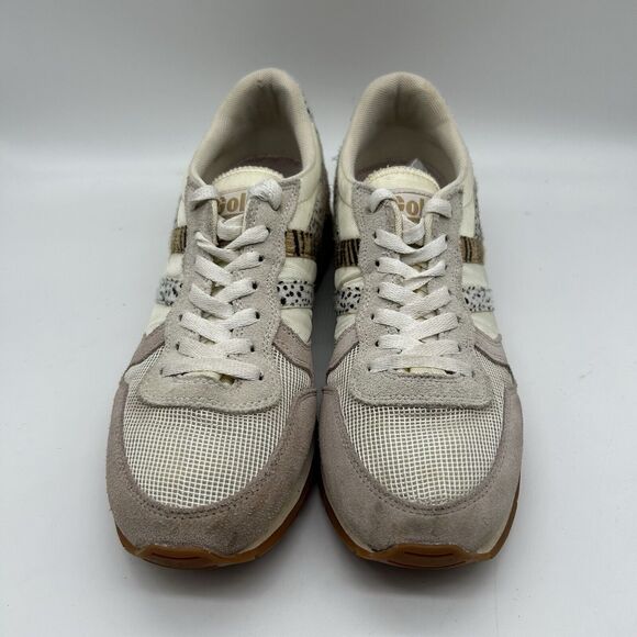 Gola Women’s Daytona Safari Sneakers Size 10 Animal Print Suede Mesh Fabric - Picture 8 of 12